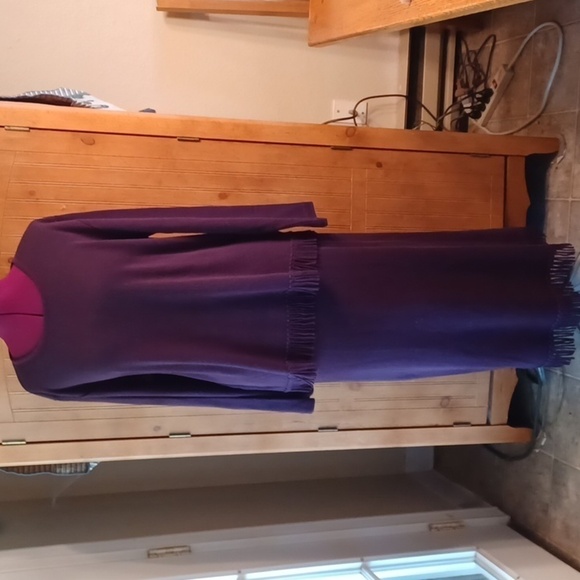 O42 DRESS BARN PLUS SIZE 2 PIECE  MAXI SWEATER TOP & SKIRT SET - Picture 1 of 8